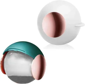 2 Pack Reusable Lint Roller Ball, Sticky Washable Gel lint Roller Portable Dog Cat Pet Hair Remover Tool for Clothes, Furniture