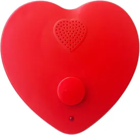 5min Voice Recorder for Stuffed Animal,Personal Voice Message Recordable Sound Recorder Chips Module for Christmas Plush Toy and Manual DIY Creative Sound Presents for Boyfriend(Red)
