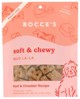 Bocce's Bakery Moo La-La Soft & Chewy Dog Treat, 6 OZ