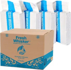 FreshWhisker Tofu Cat Litter, Ultimate Odor Control, Quick and Strong Clumping, Low Dust, Less Tracking, Less Cleanup, Longer Lasting Plant Based 5-in-1 Kitty Litter (36 LB Box)
