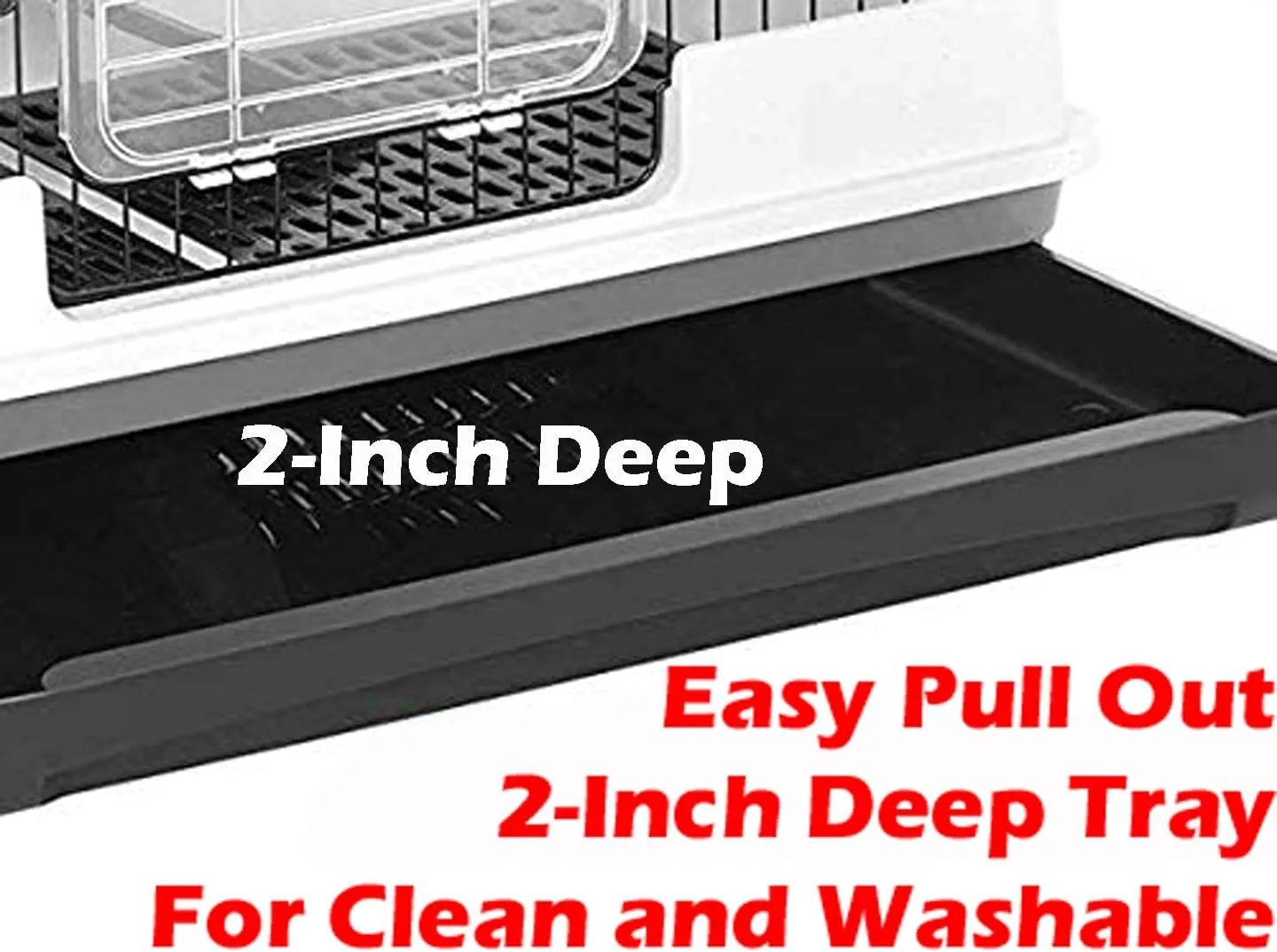 Large 5-Level In/Outdoor Small Animal Pet Cage for Guinea Pig Ferret Squirrel Chinchilla Cat Playpen Rabbit Hutch with Solid Platform Ramp Leakproof Litter Easy Clean 2-Inch Deep Tray Lockable Casters