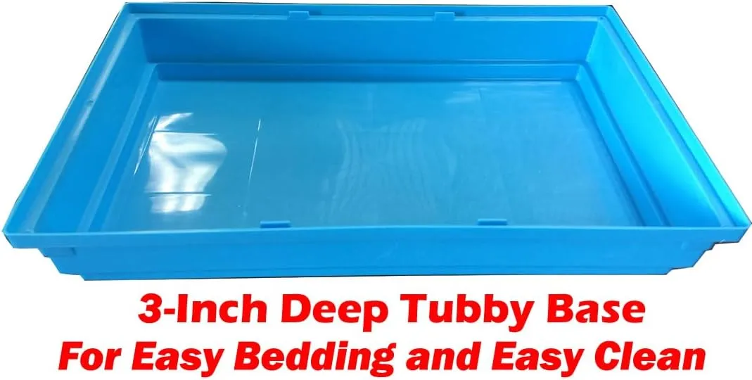 Large Twin Tower 5-Levels Crossing Level Tube Habitat Syrian Hamster Rodent Gerbil Mouse Mice Rat Wire Animal Home Cage with Hide House Running Wheel Food Bowl Water Bottle Deep Base