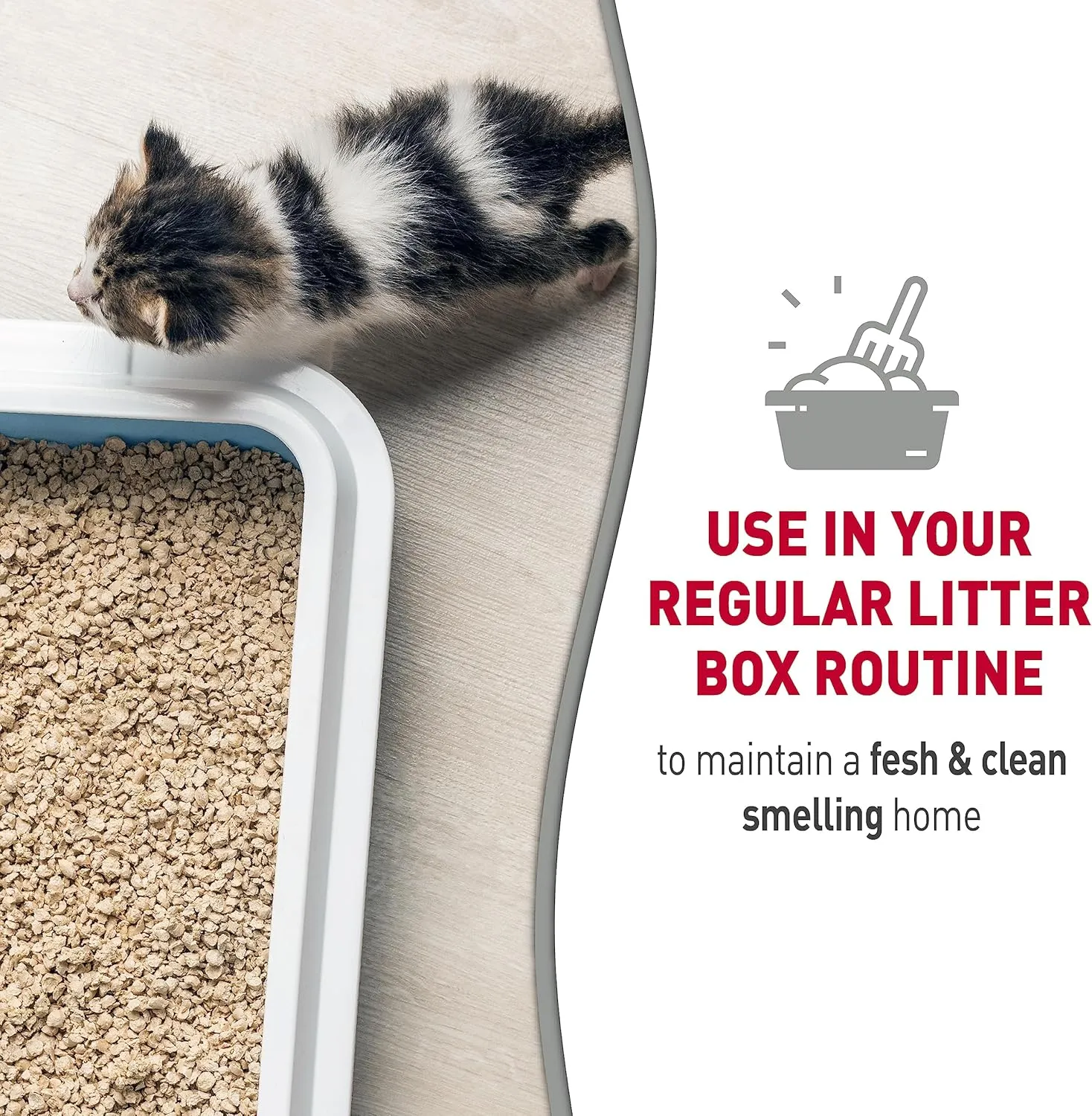 Nature's Miracle Litter Box Odor Destroyer, 24 Ounces, Eliminates Feces, Urine and Ammonia Odors from Cat Litter Box