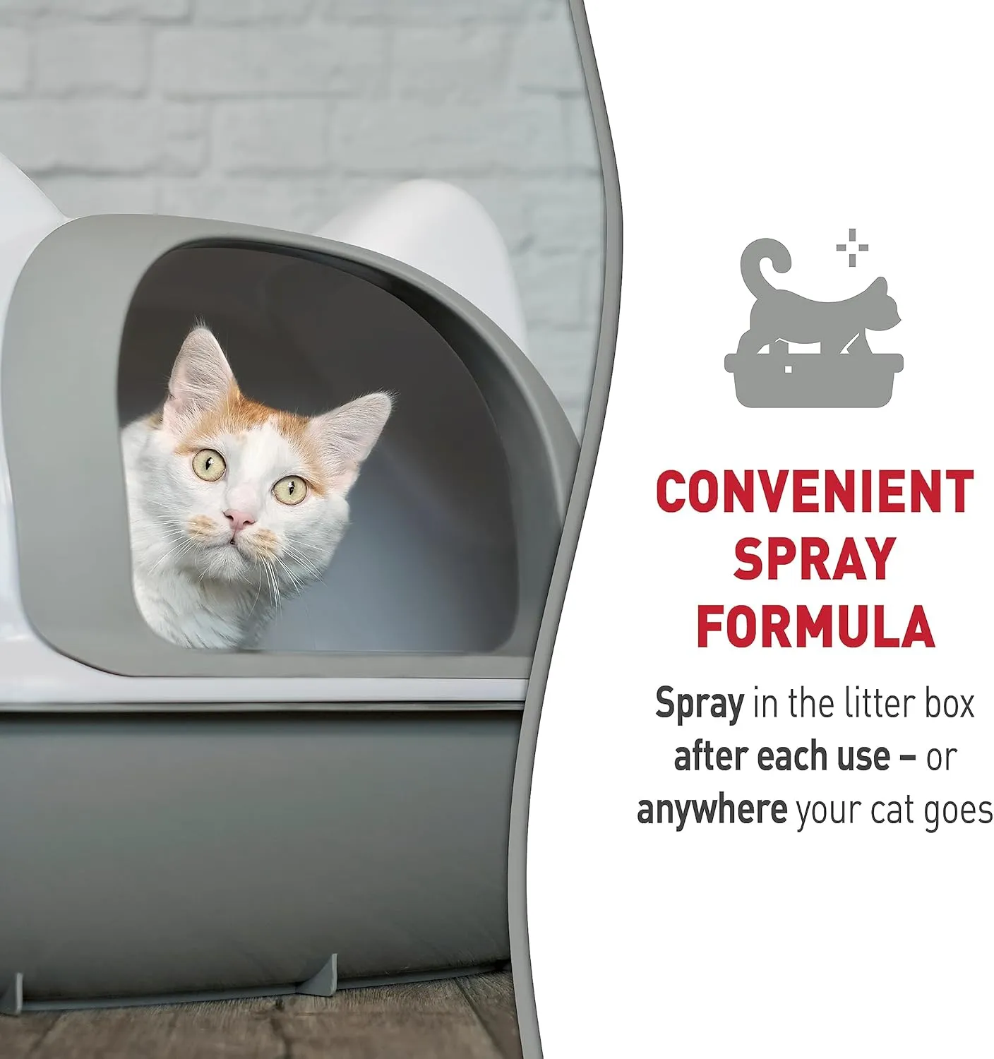 Nature's Miracle Litter Box Odor Destroyer, 24 Ounces, Eliminates Feces, Urine and Ammonia Odors from Cat Litter Box