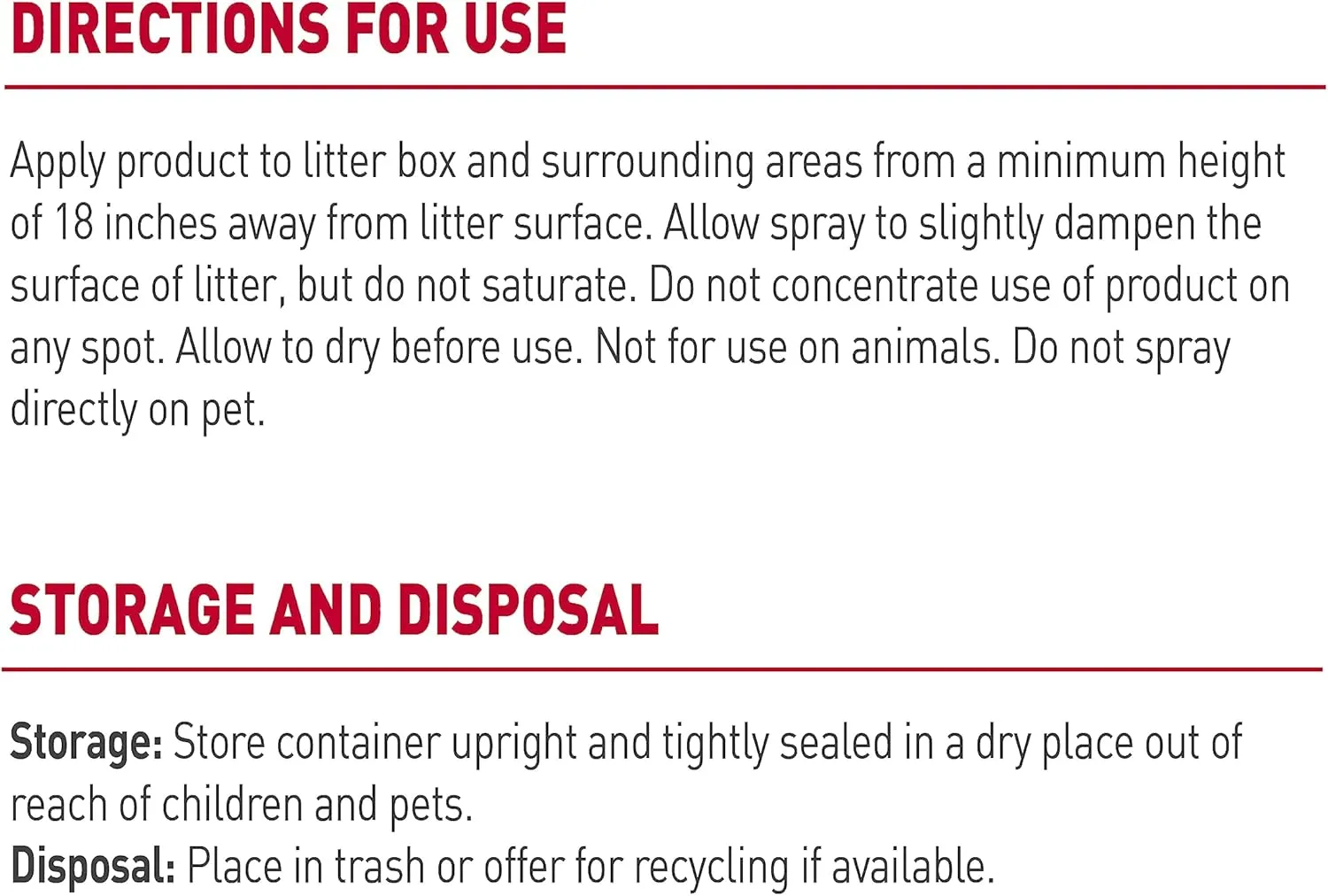Nature's Miracle Litter Box Odor Destroyer, 24 Ounces, Eliminates Feces, Urine and Ammonia Odors from Cat Litter Box
