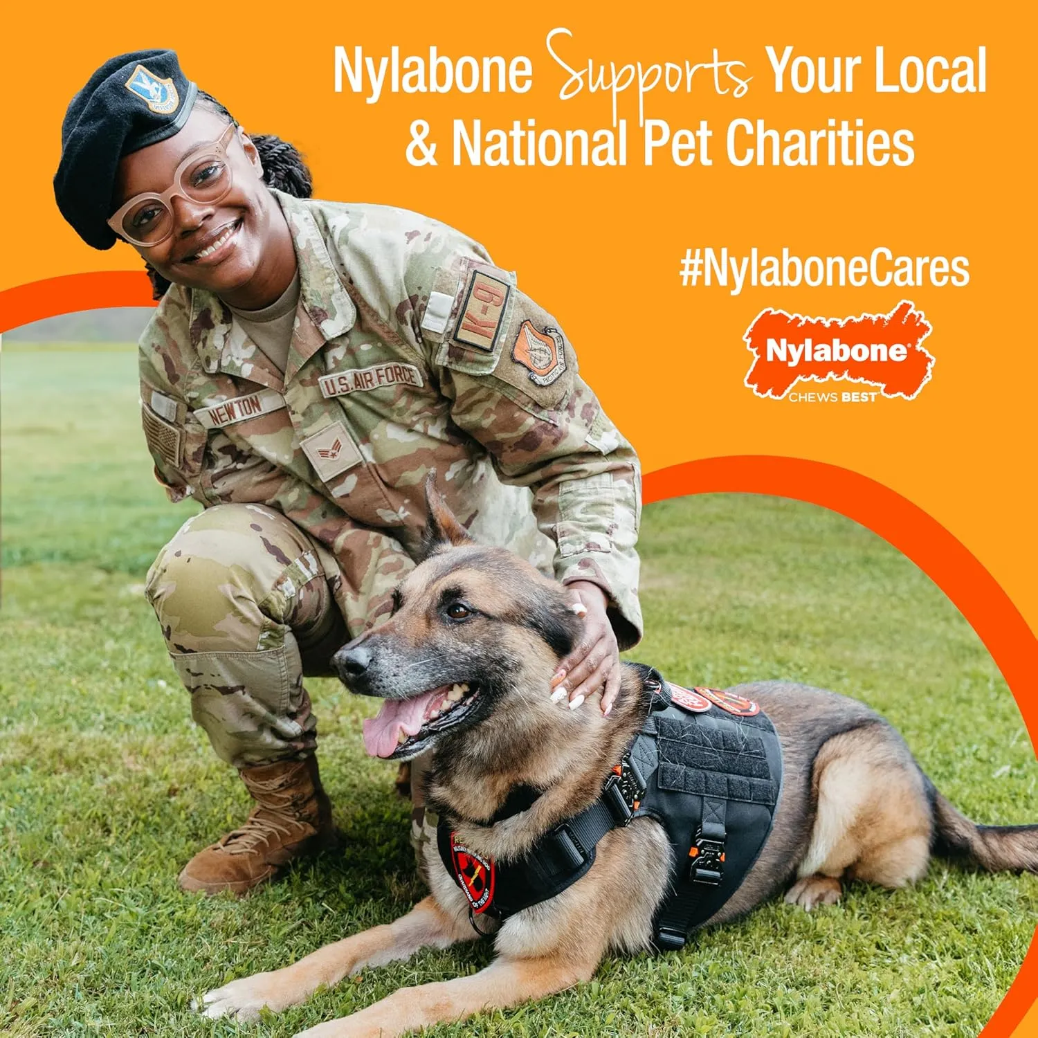 Nylabone Cheese Bone Power Chew Toy for Dogs, Cute Dog Toys for Aggressive Chewers, Cheese Flavor, X-Large Dogs - 50  lbs, 1 Count