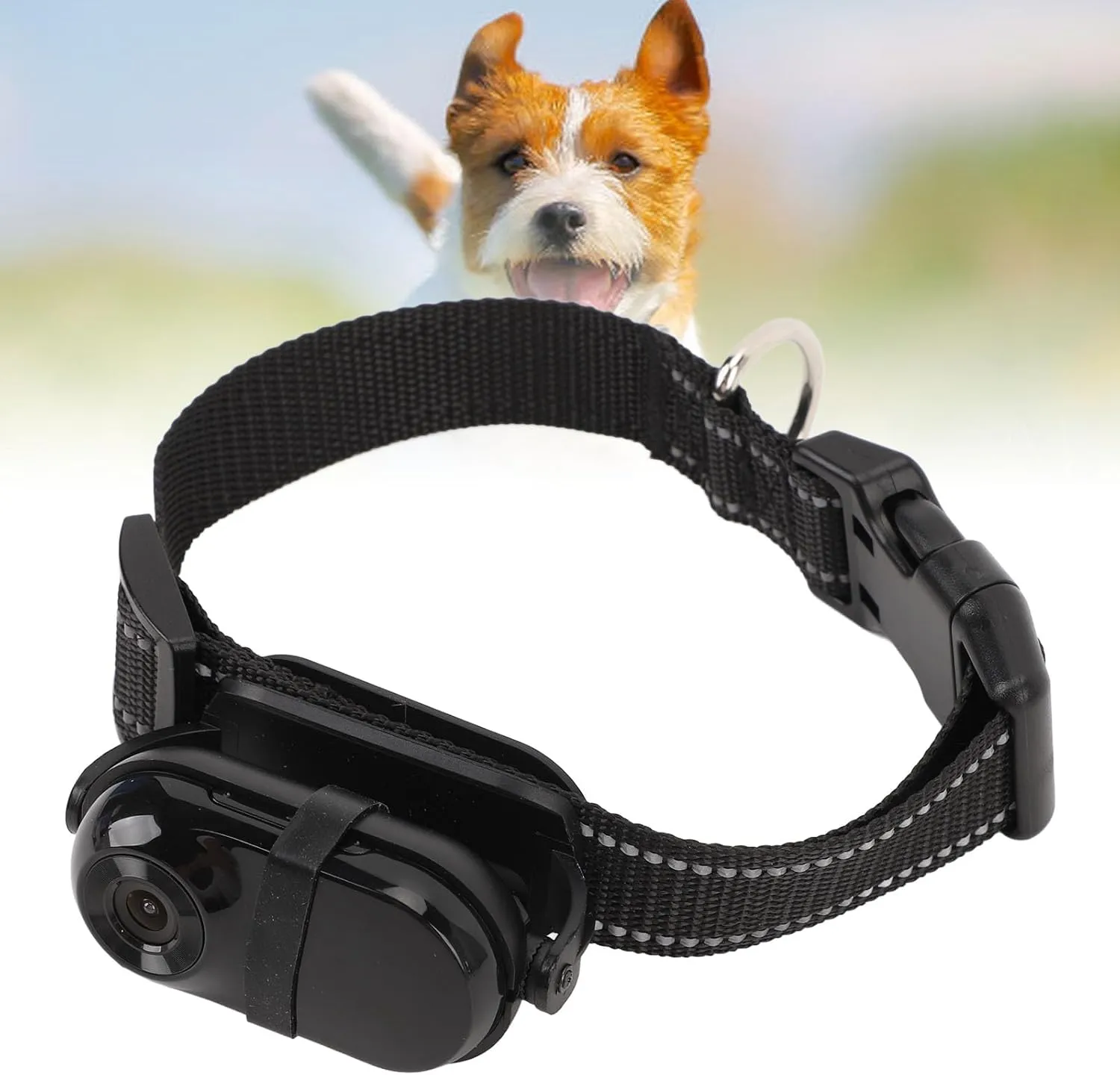 Pet Collar Camera, 1080P Back Clip Adjustable Angle View Dog Tracker Collar Camera with Wide Angle Lens, HD DV Camera, Pet Supplies for Daily Life,Travel Photography and Sports