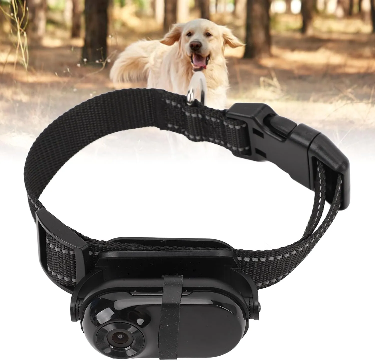Pet Collar Camera, 1080P Back Clip Adjustable Angle View Dog Tracker Collar Camera with Wide Angle Lens, HD DV Camera, Pet Supplies for Daily Life,Travel Photography and Sports
