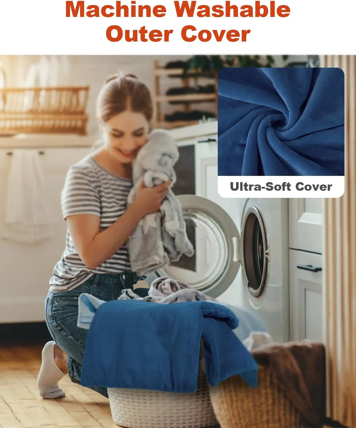 Pet Heating Pad,Extremely Waterproof Heated Cat Dog Bed Outdoor & Indoor,Multi-Size Heated Dog Cat Blanket Mat,Pet Heater Warmer for Cat Dog House Whelping Box(Dark Blue,XL-36 Lx24 W)