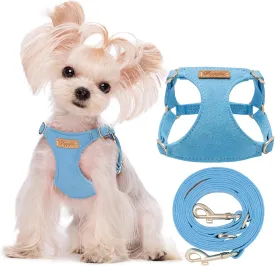 Puppytie Ultra-Light No-Pull XXS Dog Harness  Escape-Proof Adjustable Vest for Small Breeds (2.2-6lbs)