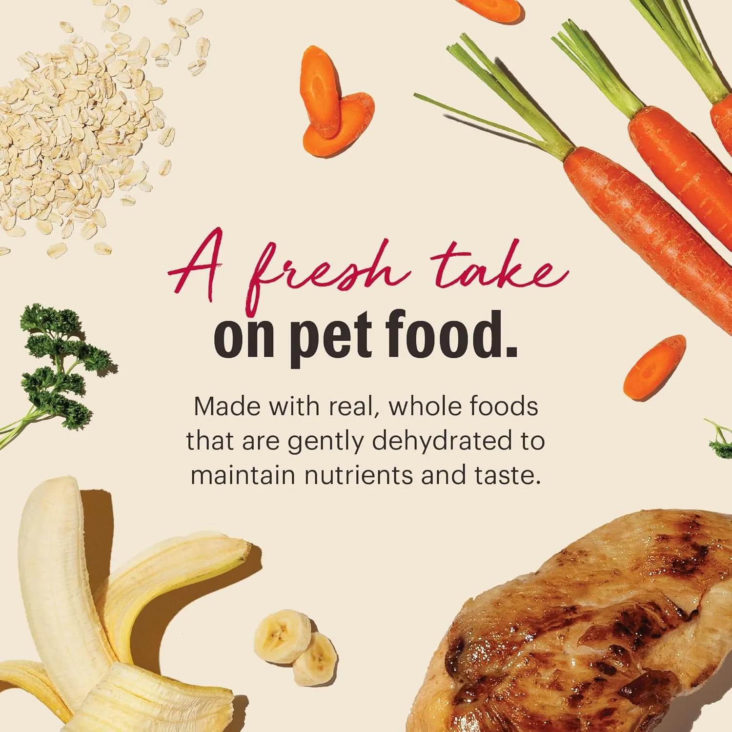 The Honest Kitchen Dehydrated Whole Grain Chicken Dog Food, 4 lb Box