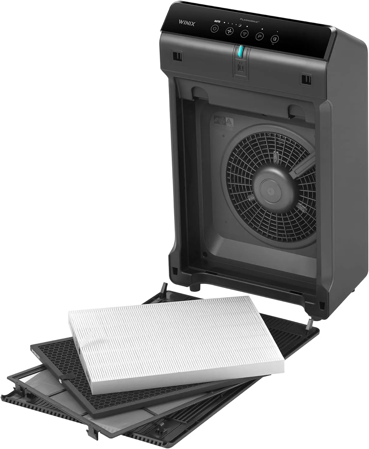 WINIX 5510 Air Purifier (New Generation of 5500-2) for Home Large Room Up to 1881 Ft in 1 Hr, True HEPA, High Deodorization Carbon Filter and Auto Mode, Captures Pet Allergies, Smoke, Dust.